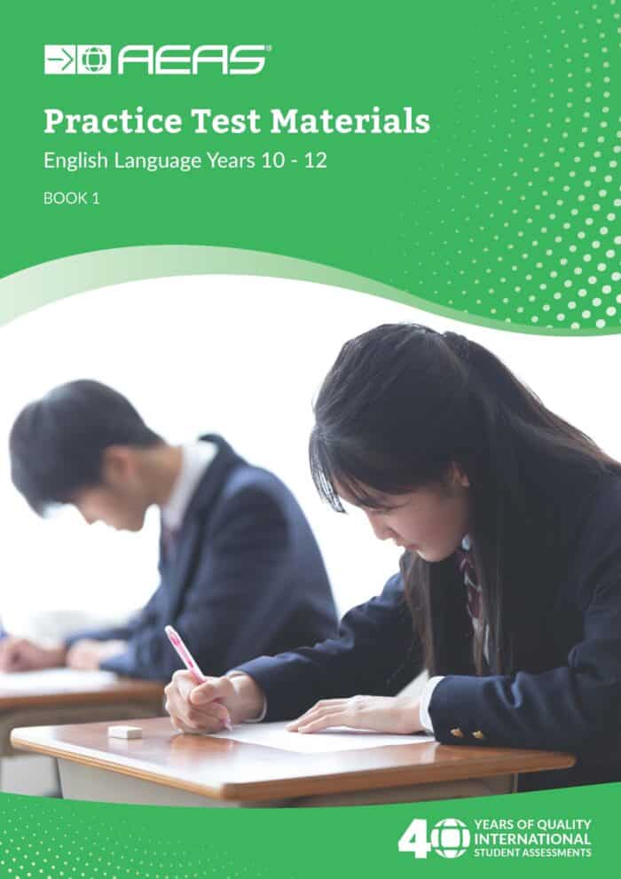 Practice Test Materials Years 10-12