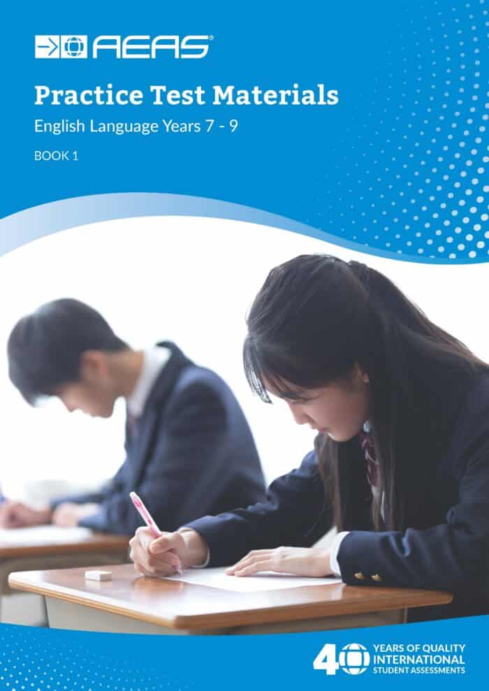 Practice Test Materials Years 7-9